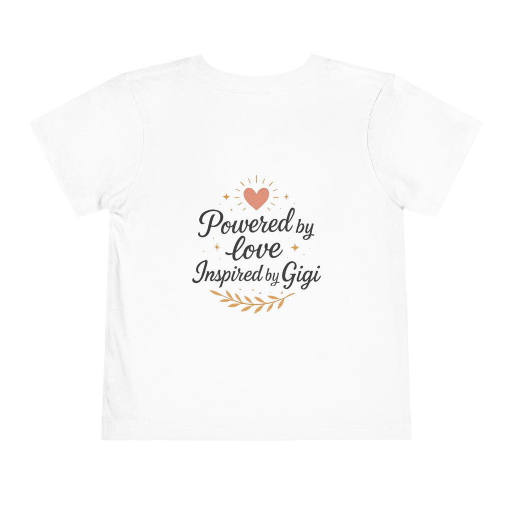 Autism Toddler Tee — "I Steal Hearts" Raccoon Design (Back: Powered by Love Inspired by Gigi)