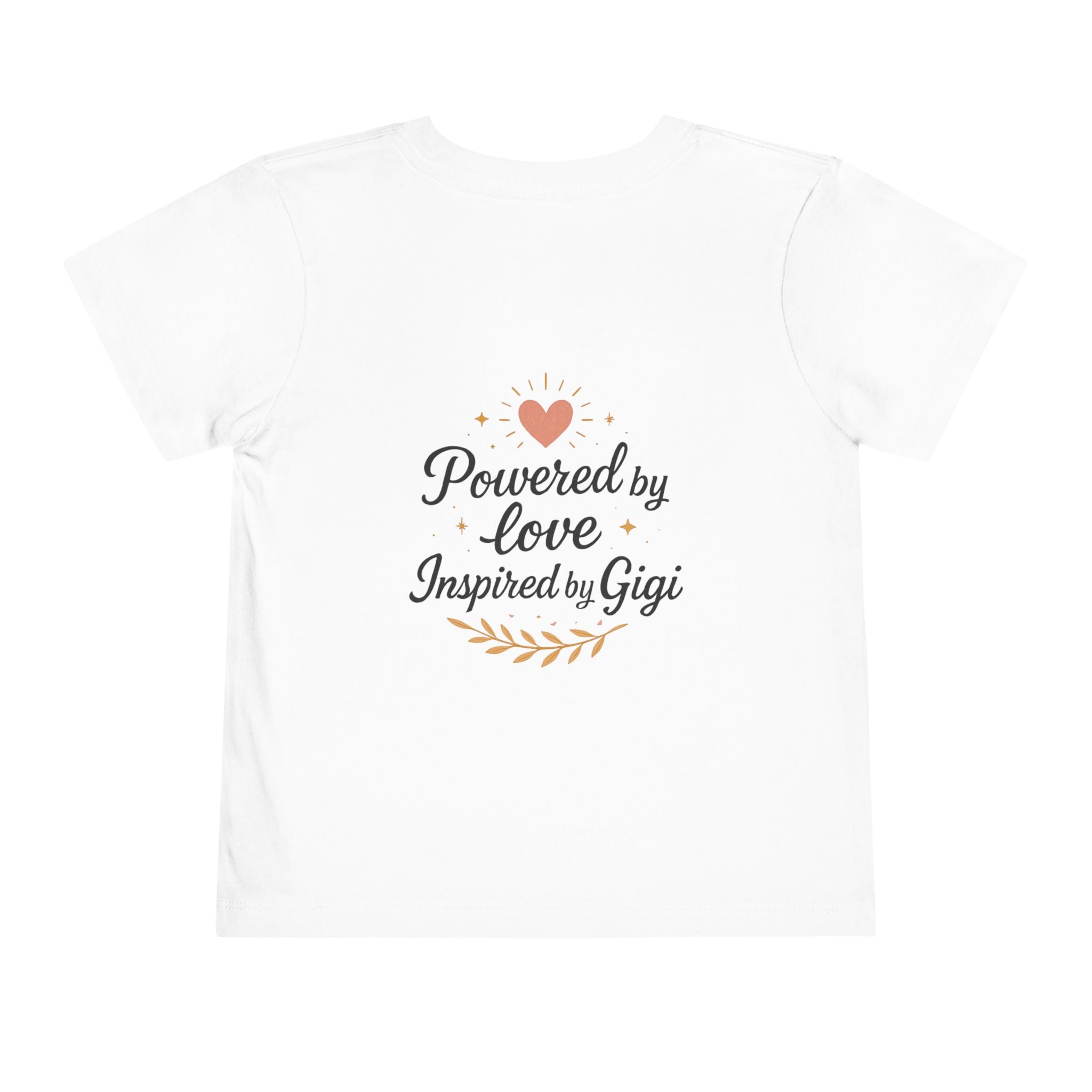 Autism Toddler Tee — "I Steal Hearts" Raccoon Design (Back: Powered by Love Inspired by Gigi)