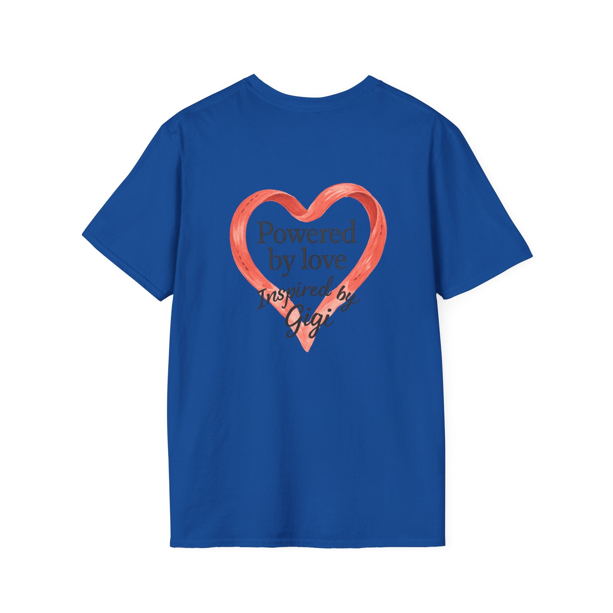 Stand Out, Be Creative T-Shirt — "Powered by Love, Inspired by Gigi" Inspirational Tee