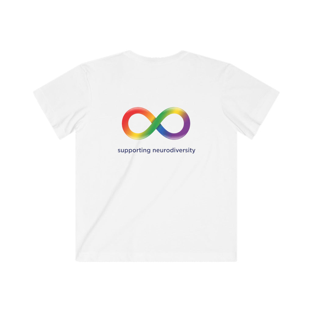 Kids Tee — "I Rock the Spectrum" Rainbow Neurodiversity Autism Awareness Shirt