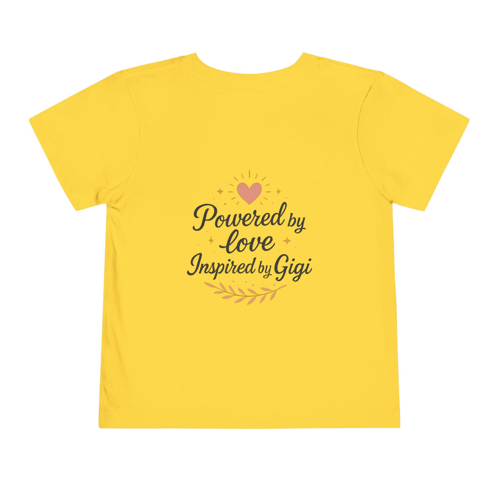 Autism Toddler Tee — "I Steal Hearts" Raccoon Design (Back: Powered by Love Inspired by Gigi)