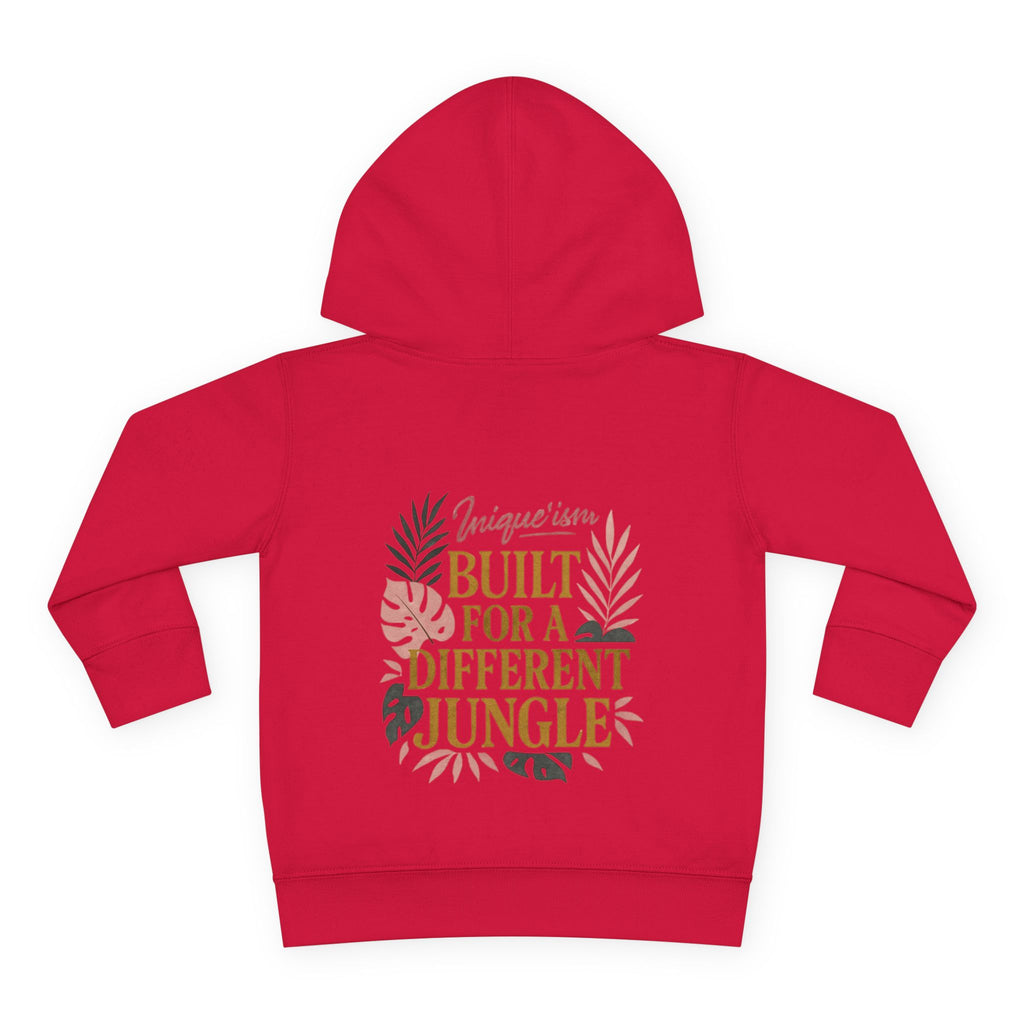Toddler Hoodie — 'Brave & Fierce' Tiger Pullover (Built for a Different Jungle)