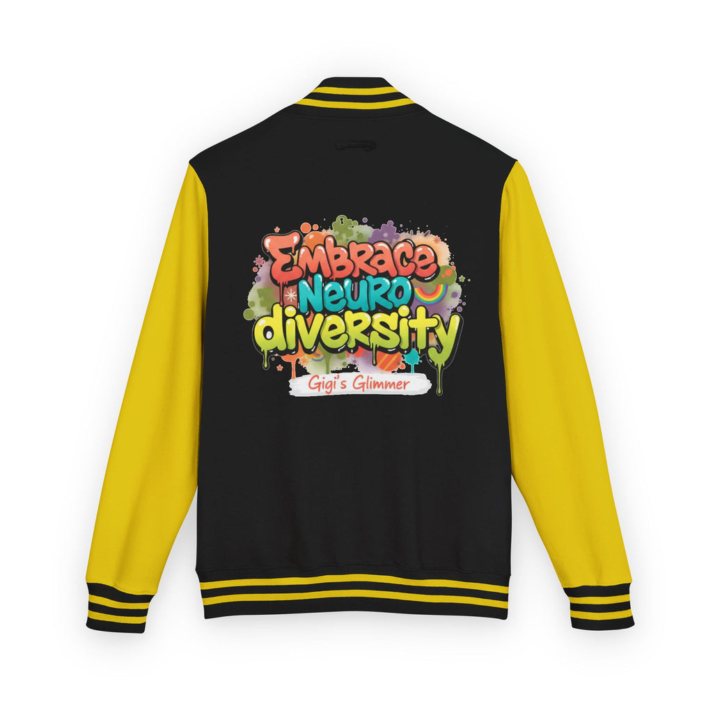 Letterman Jacket — "Embrace Neurodiversity" Awareness Varsity Jacket