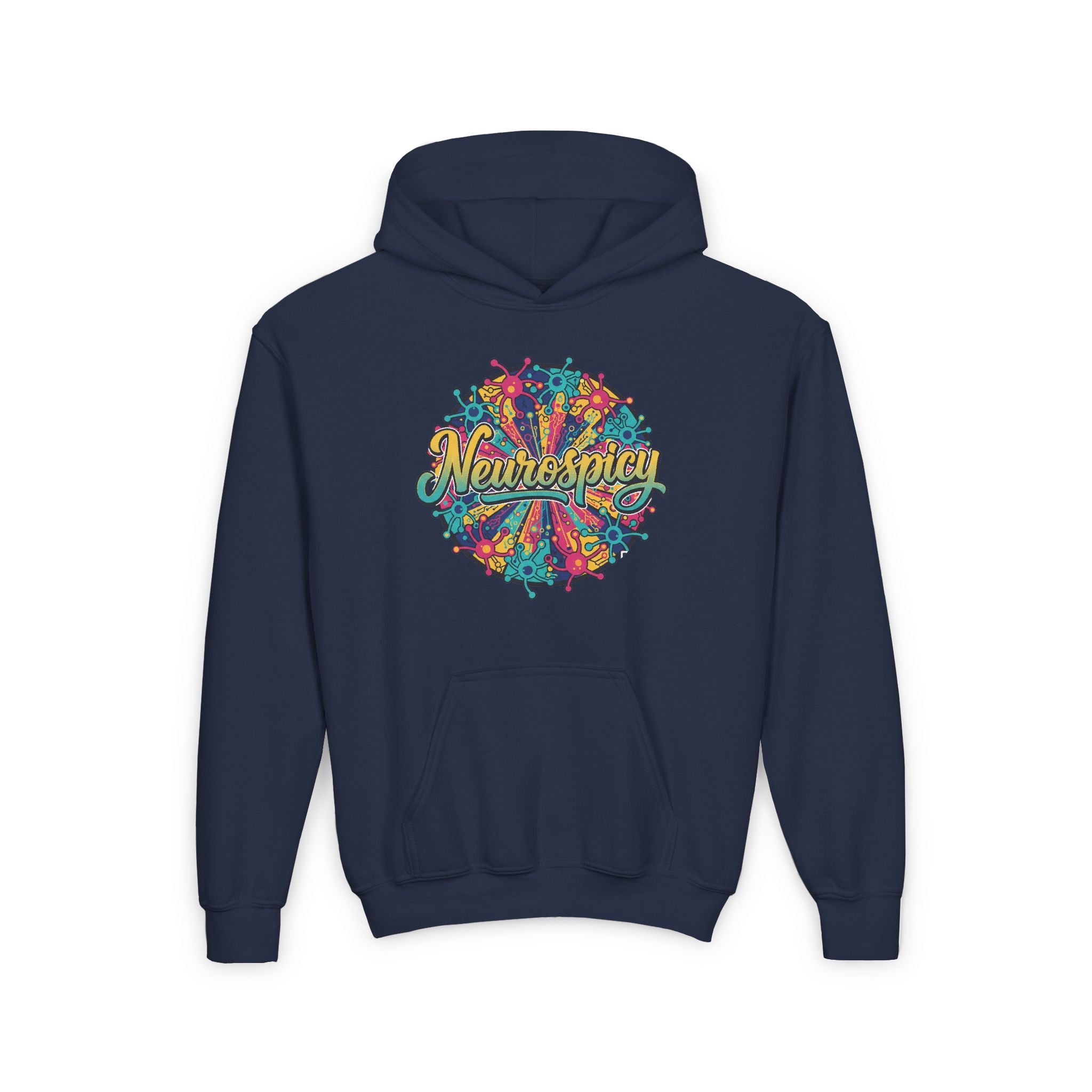 Youth Hoodie — Neurospicy Design-Supporting Neurodiversity