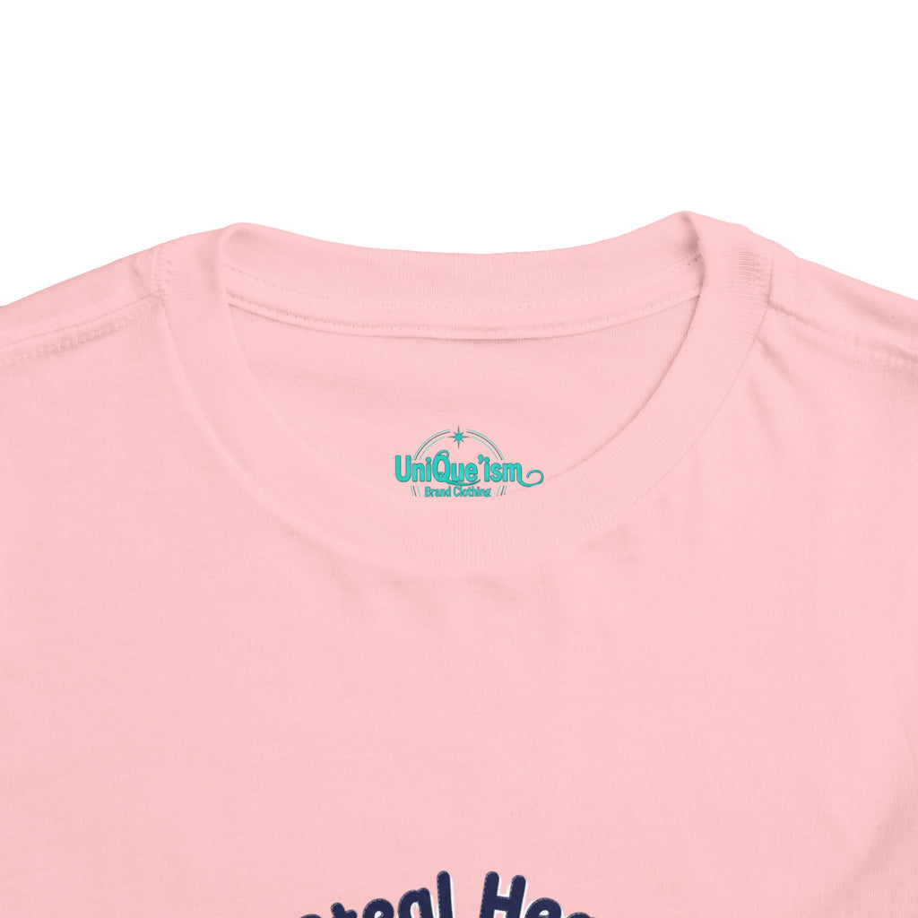 Autism Toddler Tee — "I Steal Hearts" Raccoon Design (Back: Powered by Love Inspired by Gigi)