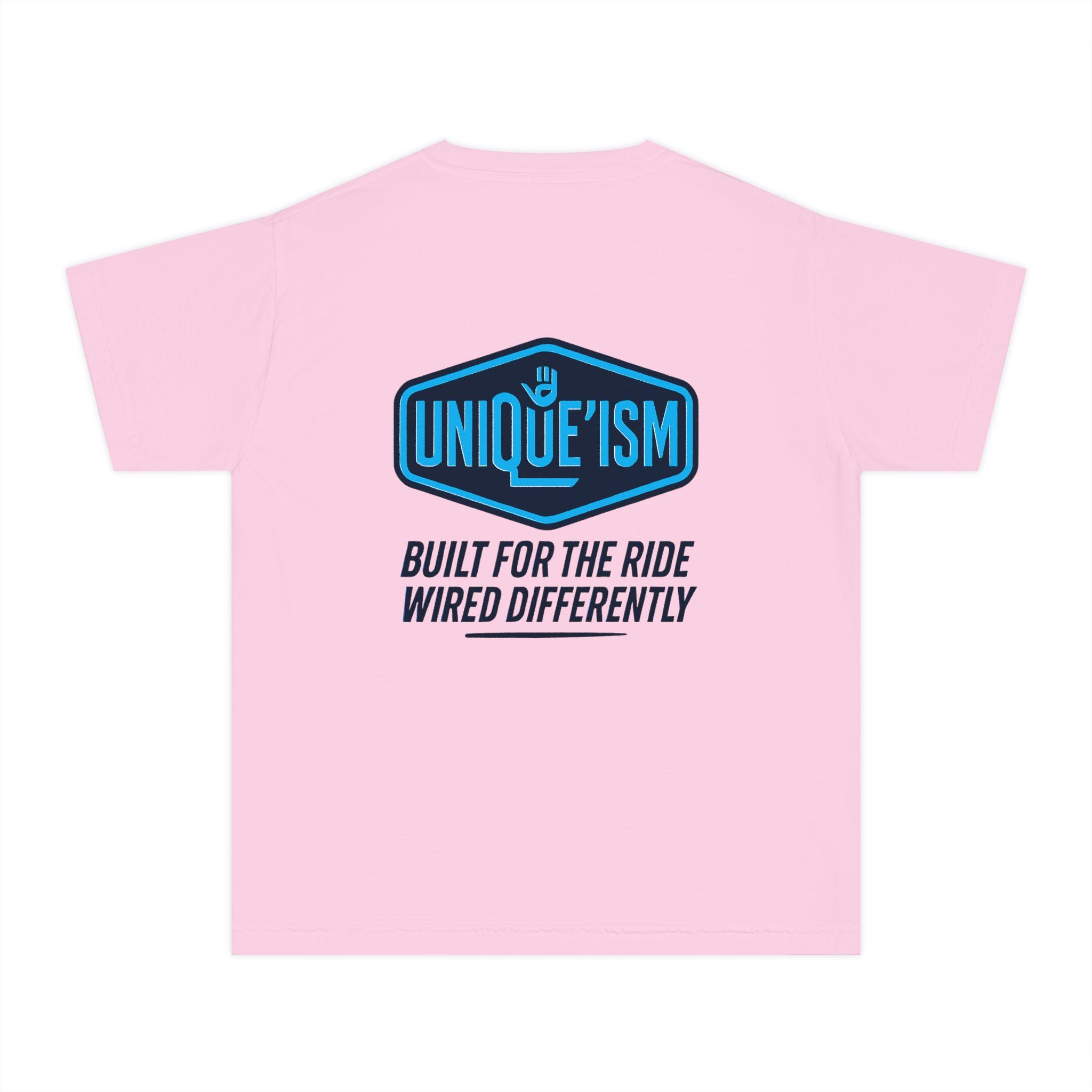 Autism Motorcycle Youth Tee – "Unique'ism: Built for the Ride"