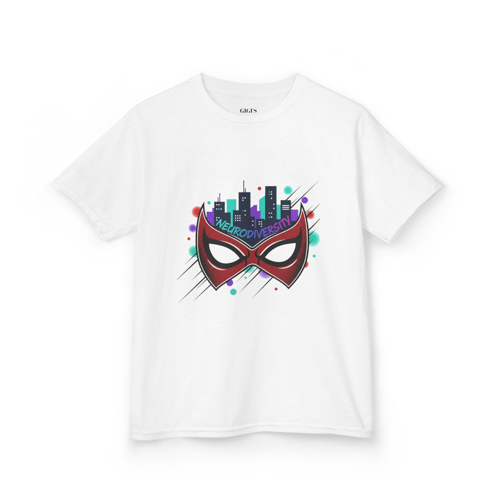 Kids Superhero Mask Tee — "My Spider-Sense Is Just Built Different"