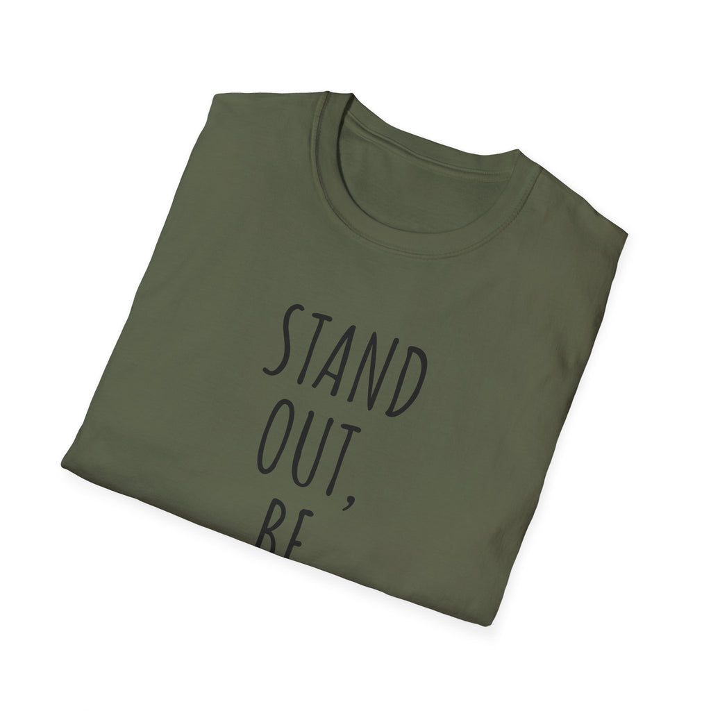 Stand Out, Be Creative T-Shirt — "Powered by Love, Inspired by Gigi" Inspirational Tee