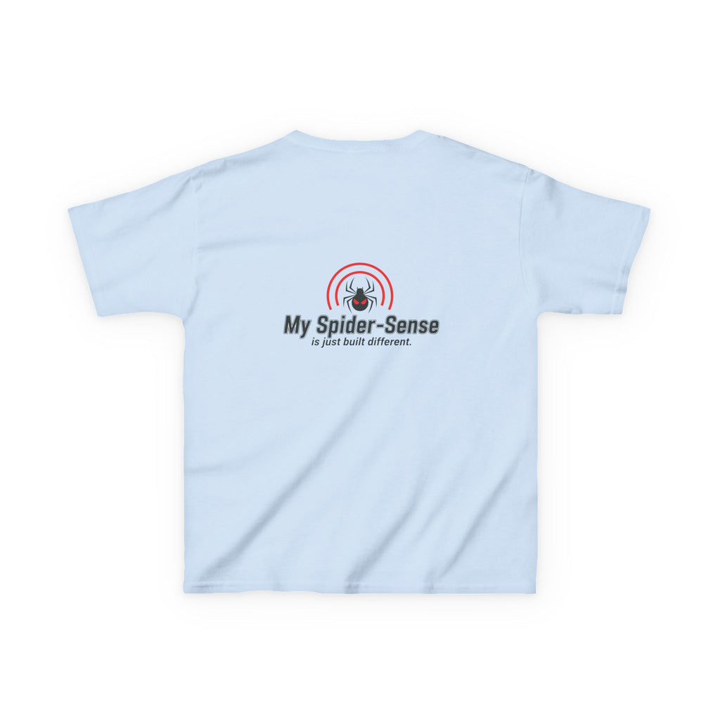 Kids Superhero Mask Tee — "My Spider-Sense Is Just Built Different"