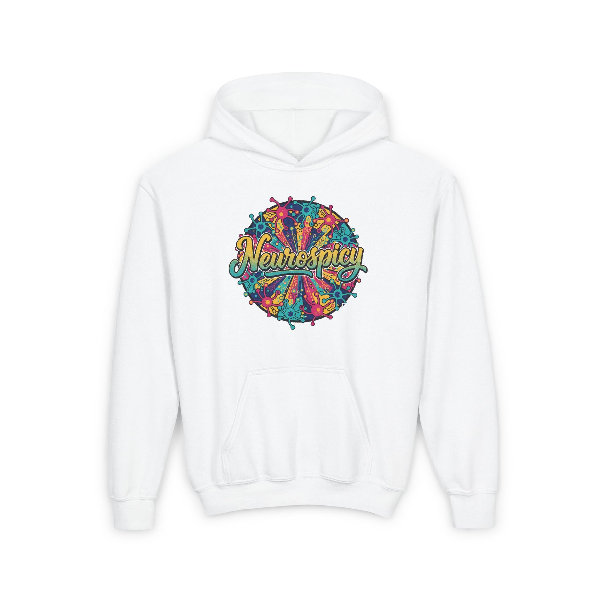 Youth Hoodie — Neurospicy Design-Supporting Neurodiversity