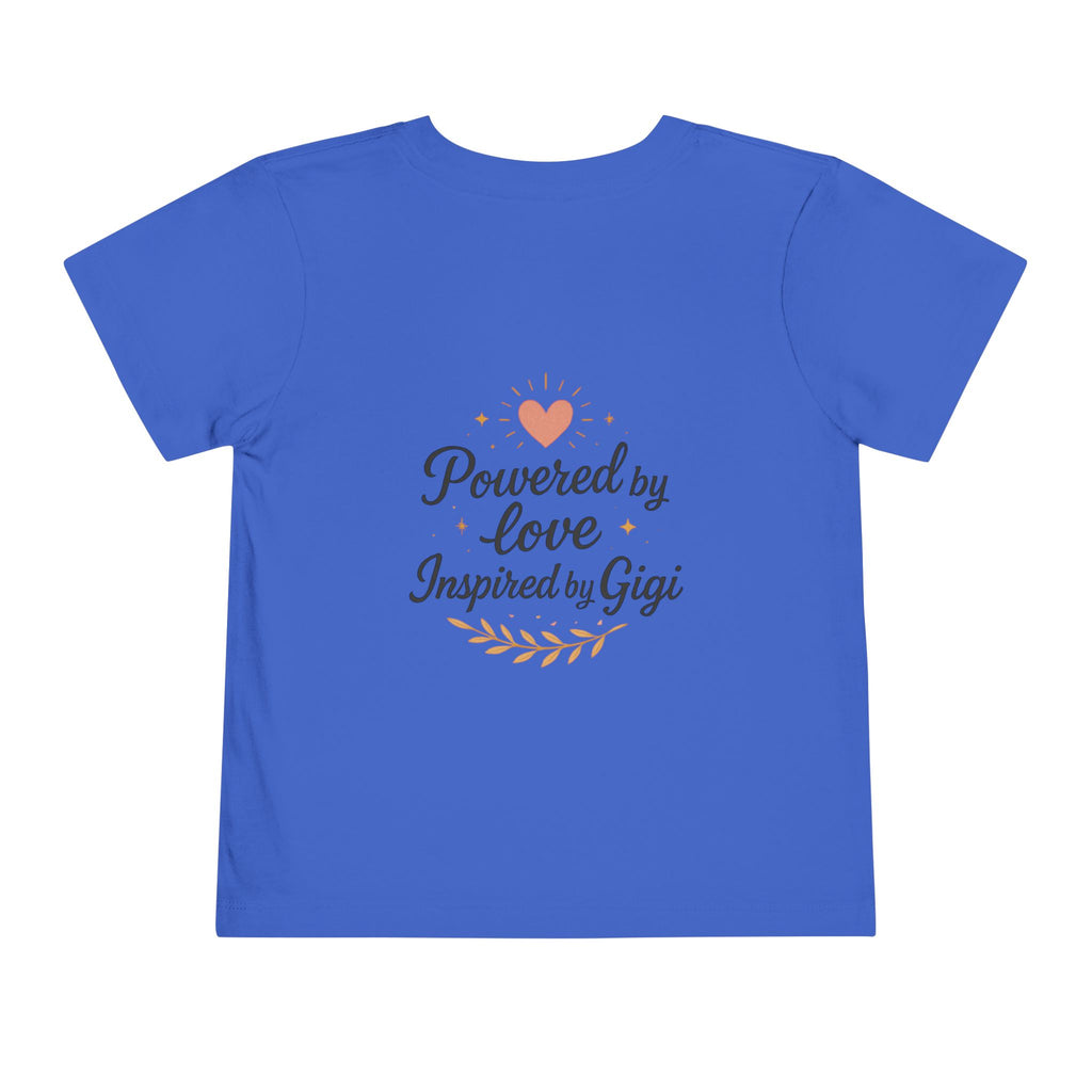 Autism Toddler Tee — "I Steal Hearts" Raccoon Design (Back: Powered by Love Inspired by Gigi)