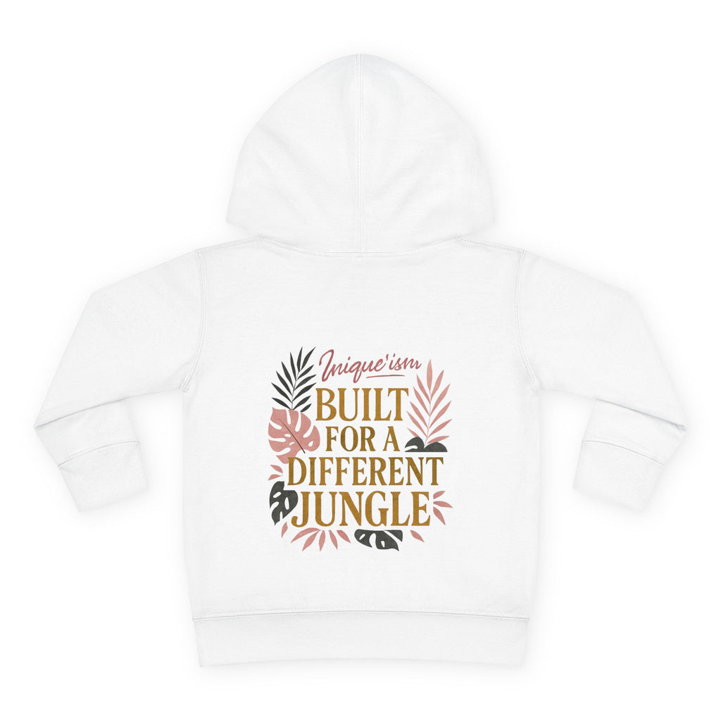 Toddler Hoodie — 'Brave & Fierce' Tiger Pullover (Built for a Different Jungle)