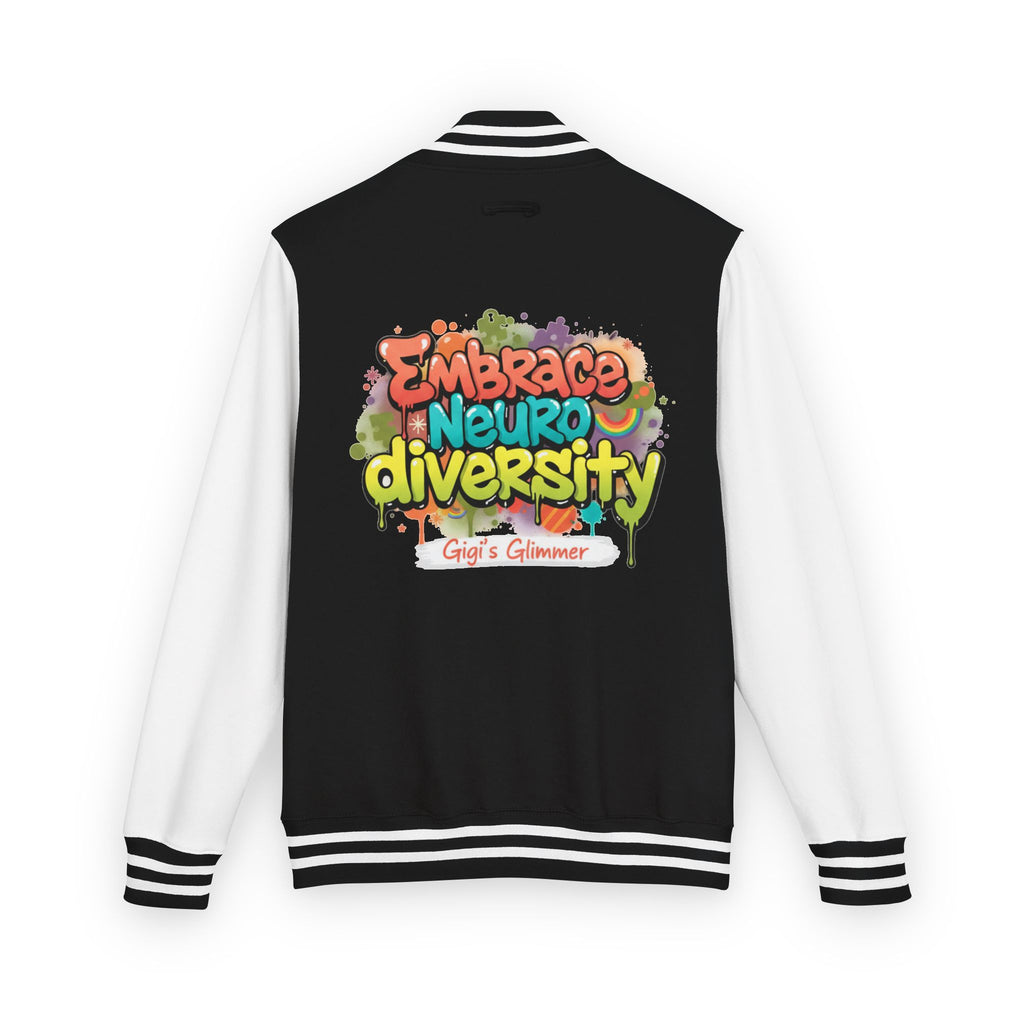 Letterman Jacket — "Embrace Neurodiversity" Awareness Varsity Jacket