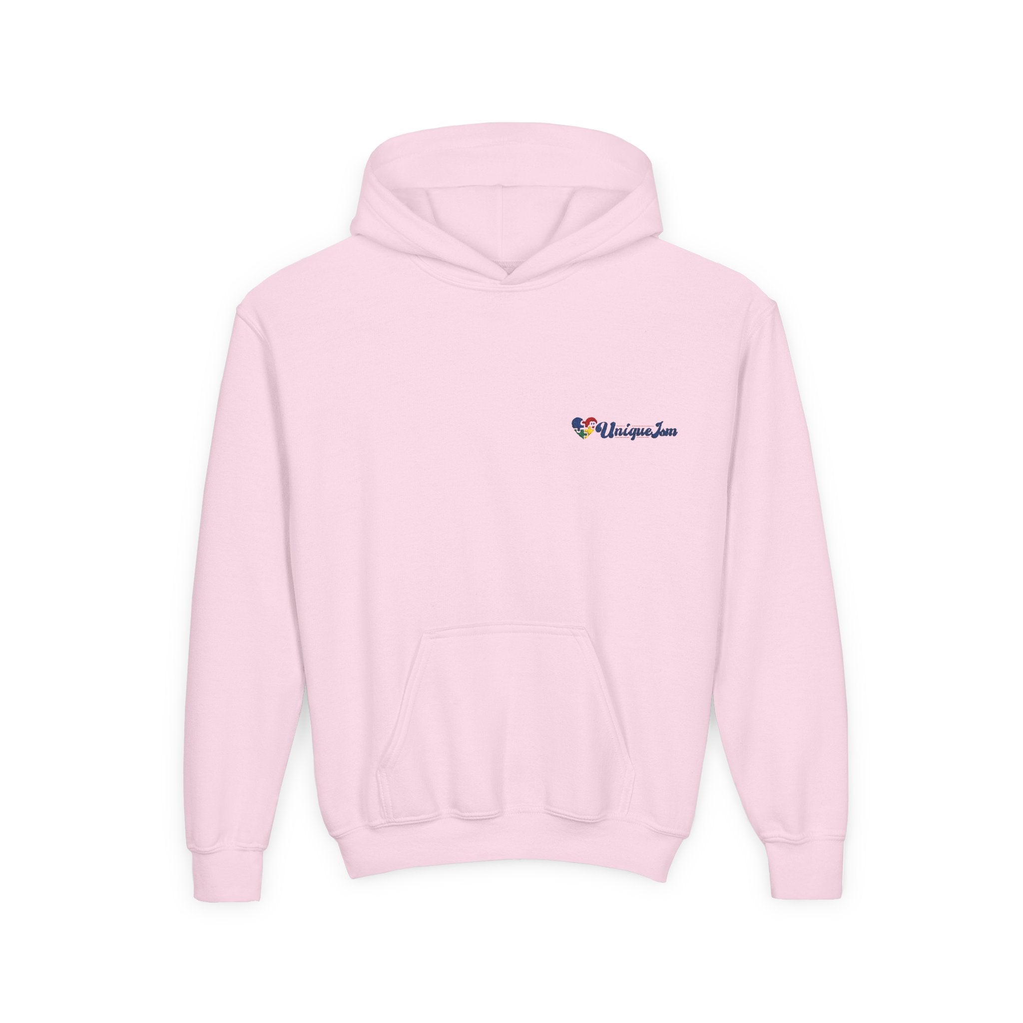 Youth Orange Hoodie with Mini Sailing Logo