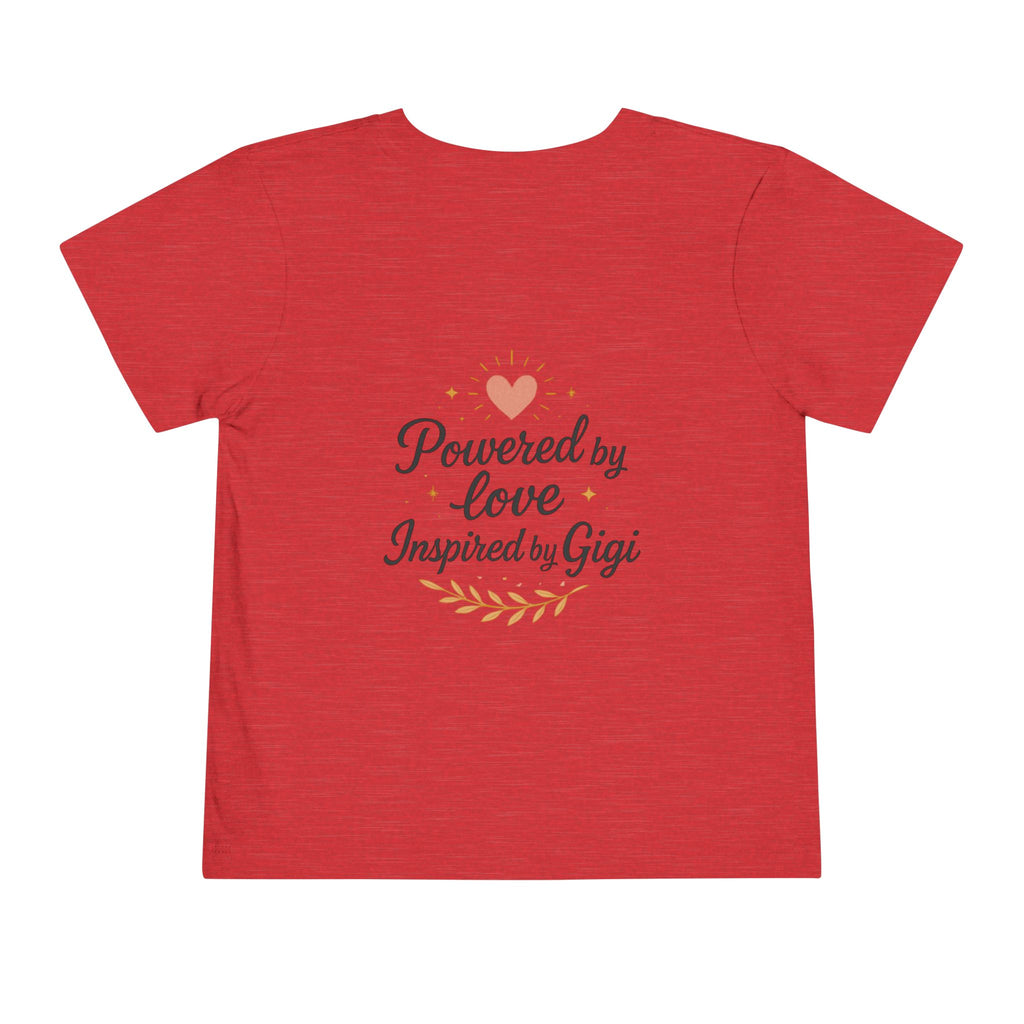 Autism Toddler Tee — "I Steal Hearts" Raccoon Design (Back: Powered by Love Inspired by Gigi)