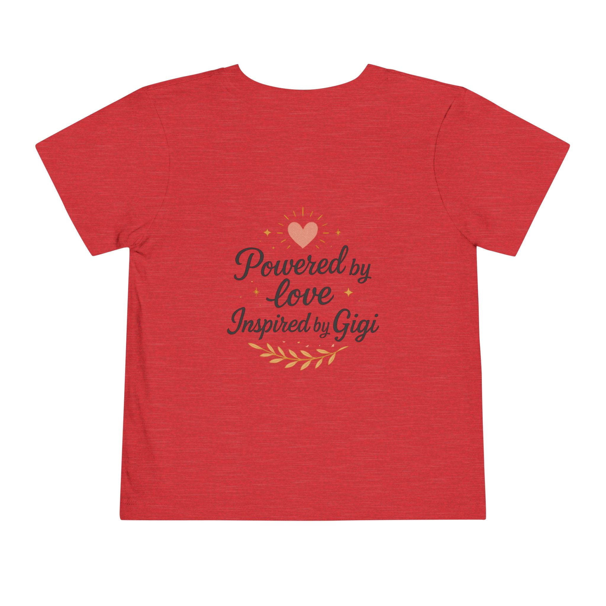Autism Toddler Tee — "I Steal Hearts" Raccoon Design (Back: Powered by Love Inspired by Gigi)