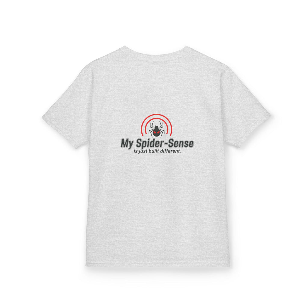 Kids Superhero Mask Tee — "My Spider-Sense Is Just Built Different"