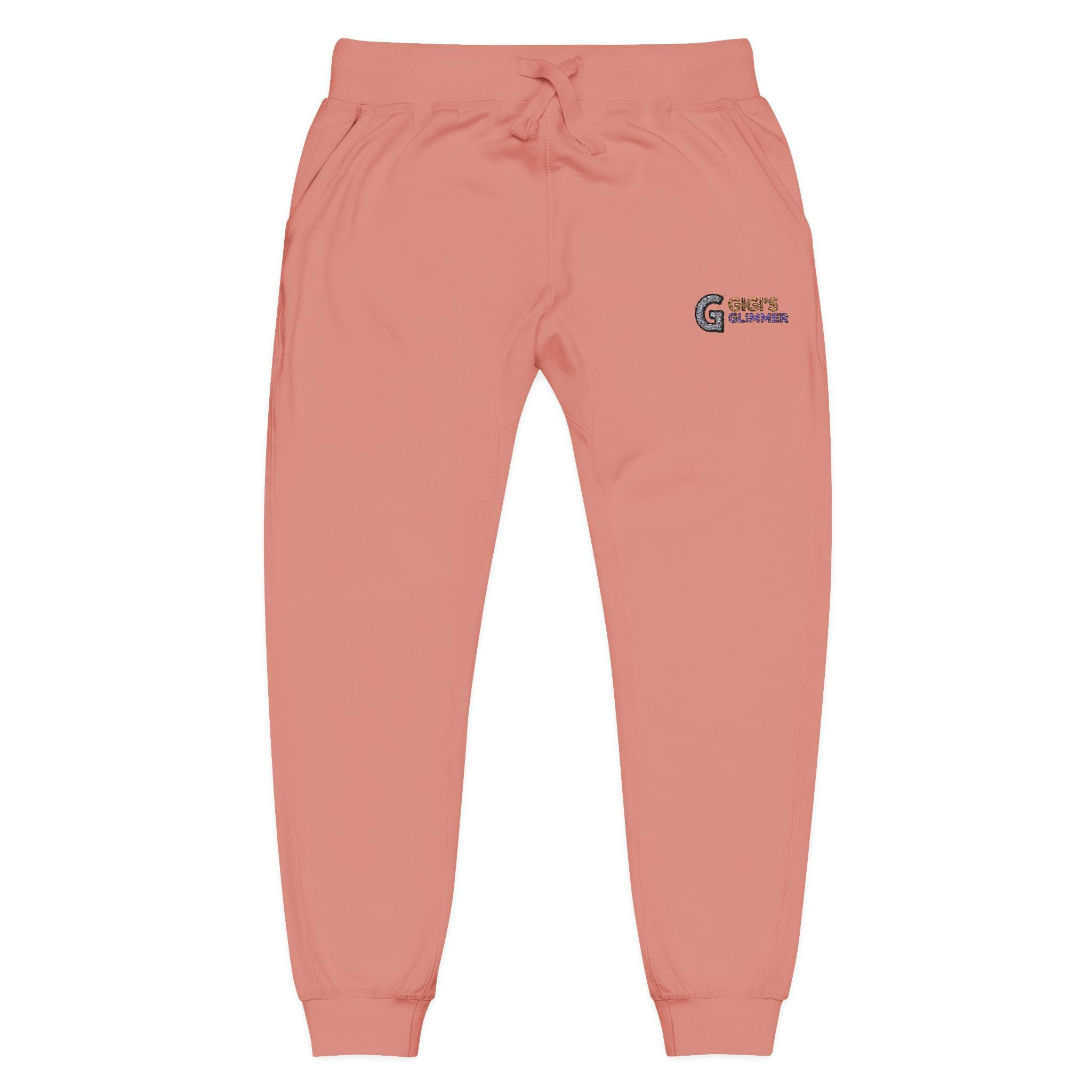 Fleece Sweatpants — Embroidered Cozy Lounge Pants