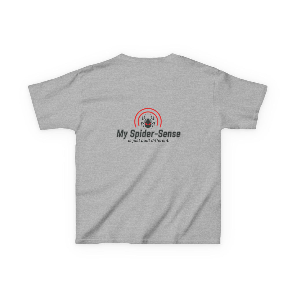 Kids Superhero Mask Tee — "My Spider-Sense Is Just Built Different"