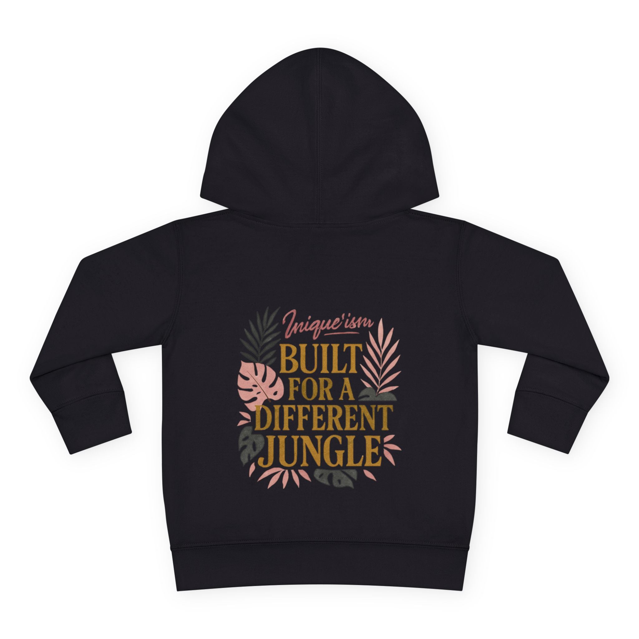 Toddler Hoodie — 'Brave & Fierce' Tiger Pullover (Built for a Different Jungle)