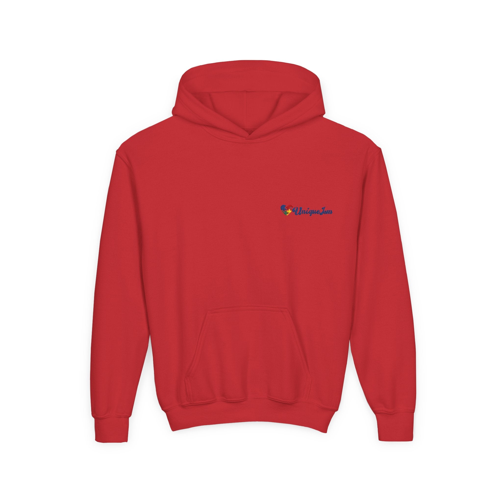 Youth Orange Hoodie with Mini Sailing Logo