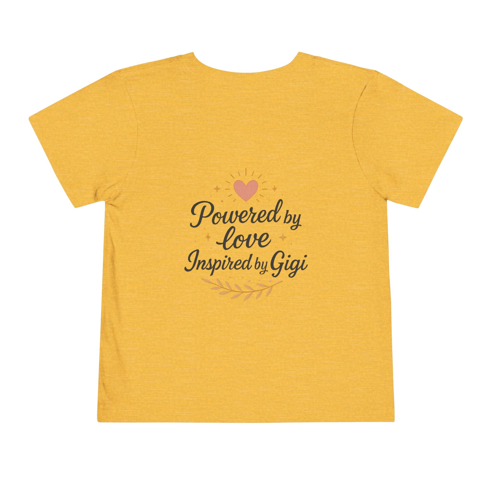 Autism Toddler Tee — "I Steal Hearts" Raccoon Design (Back: Powered by Love Inspired by Gigi)