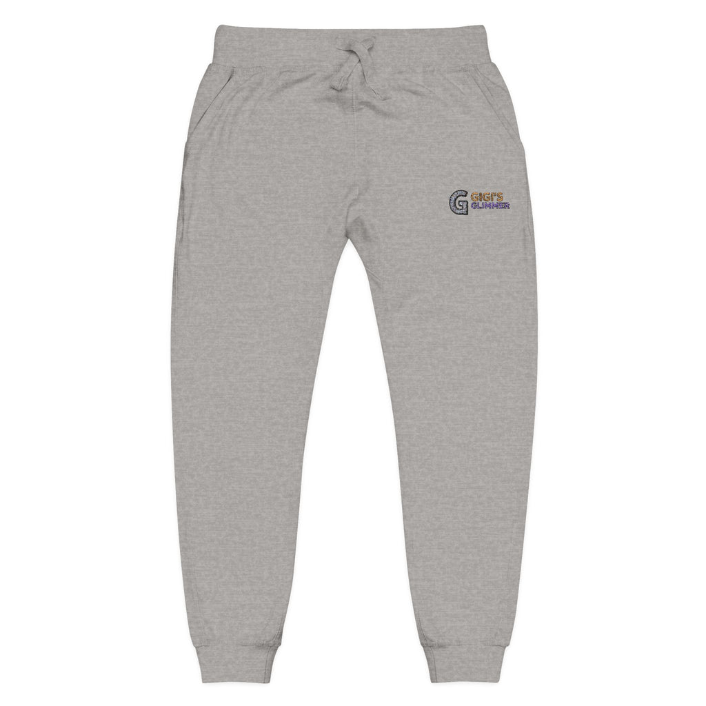 Fleece Sweatpants — Embroidered Cozy Lounge Pants