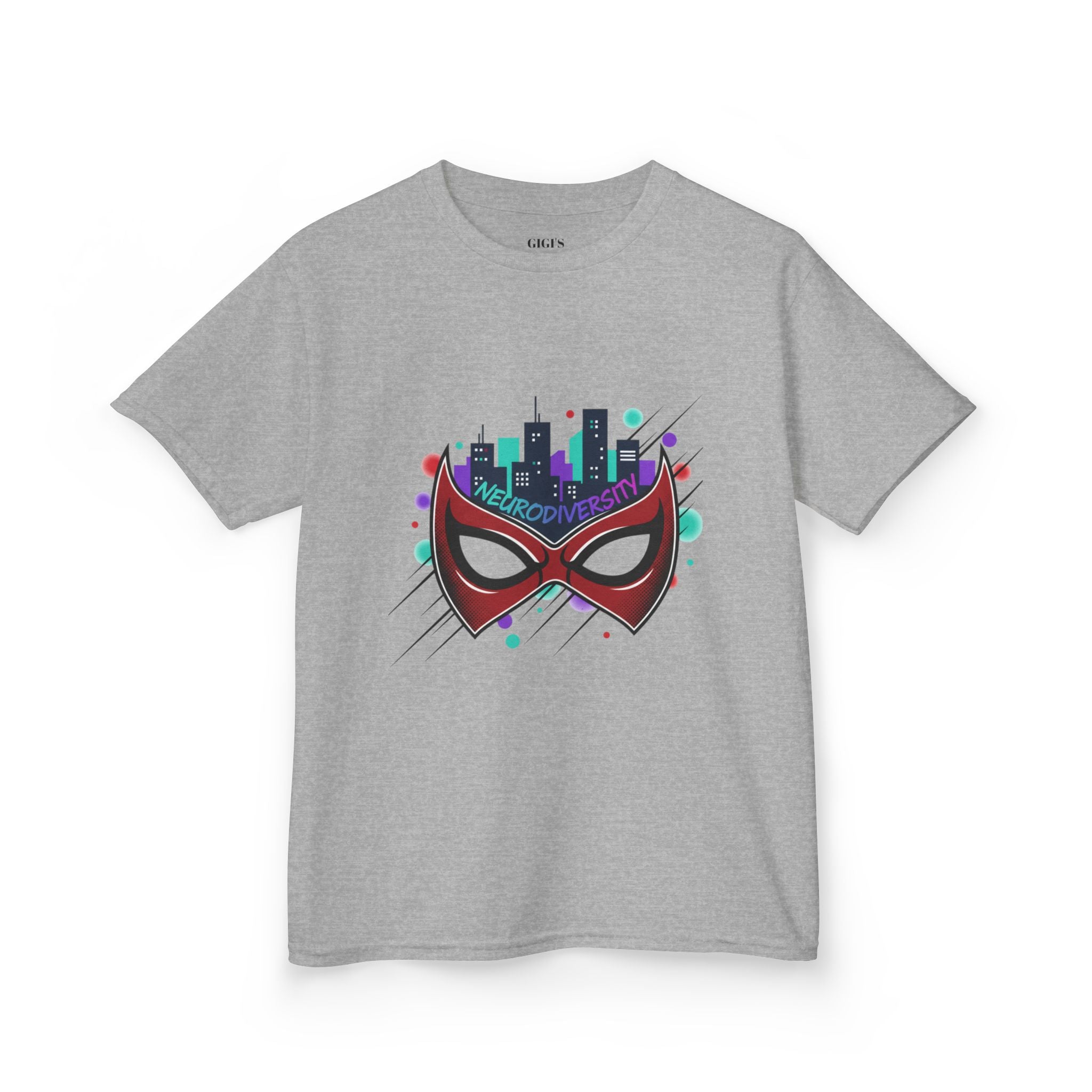 Kids Superhero Mask Tee — "My Spider-Sense Is Just Built Different"