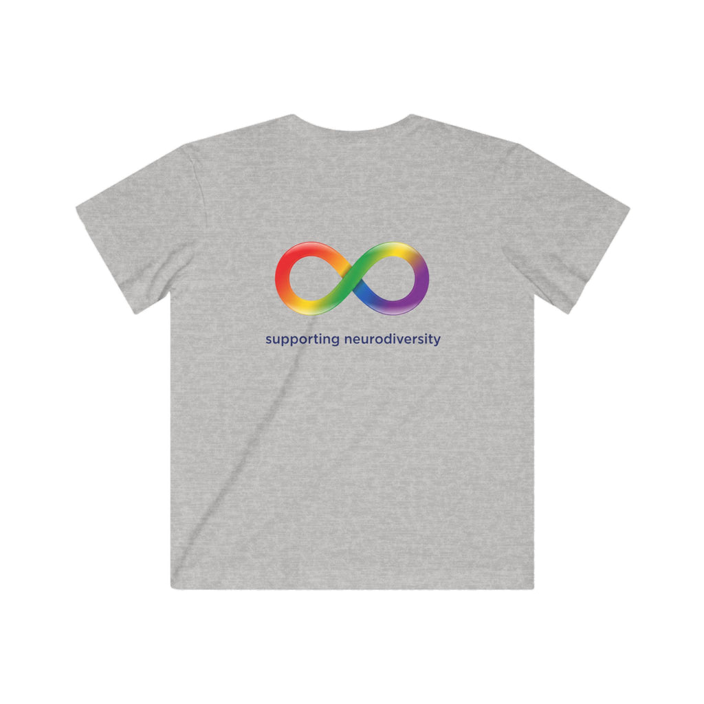 Kids Tee — "I Rock the Spectrum" Rainbow Neurodiversity Autism Awareness Shirt