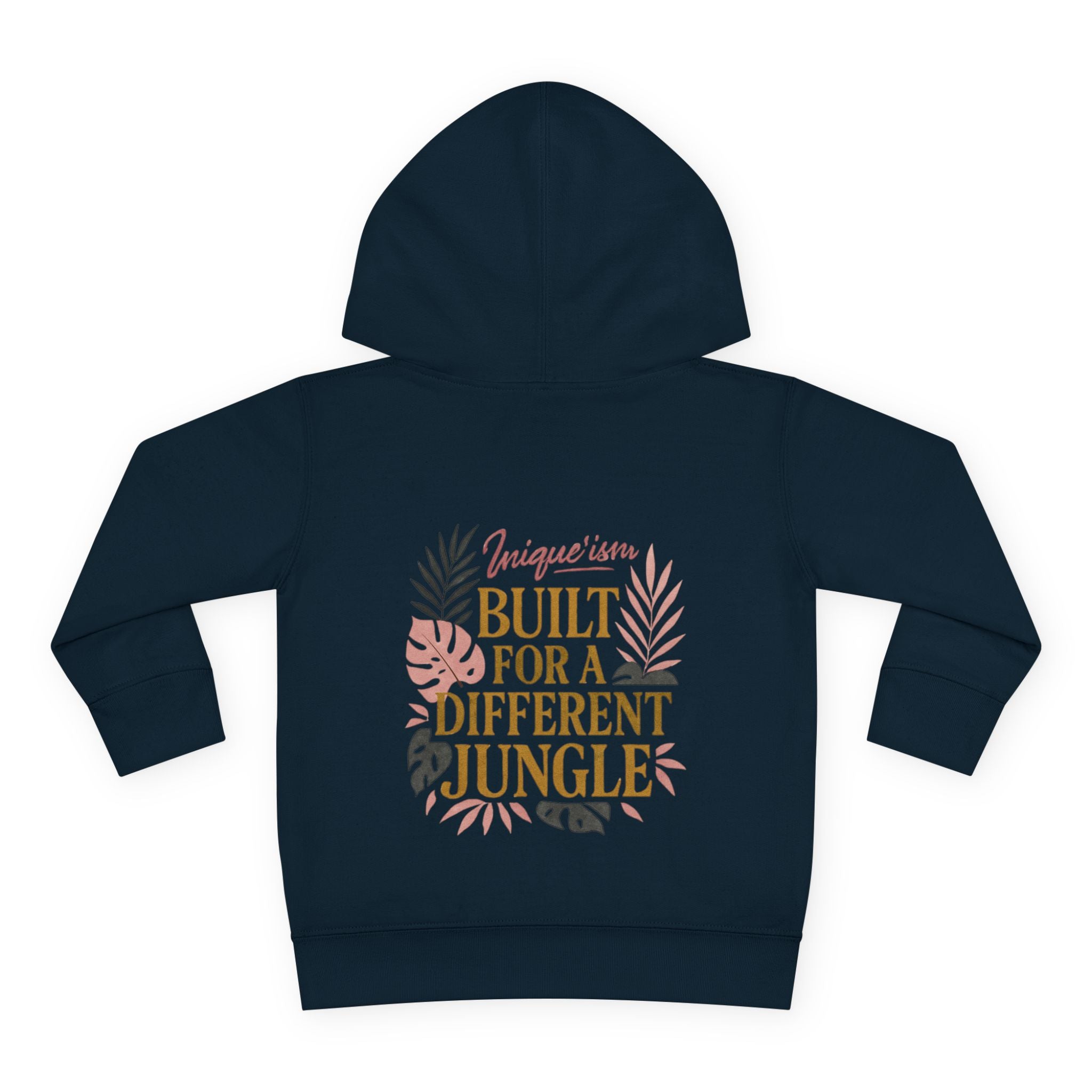 Toddler Hoodie — 'Brave & Fierce' Tiger Pullover (Built for a Different Jungle)