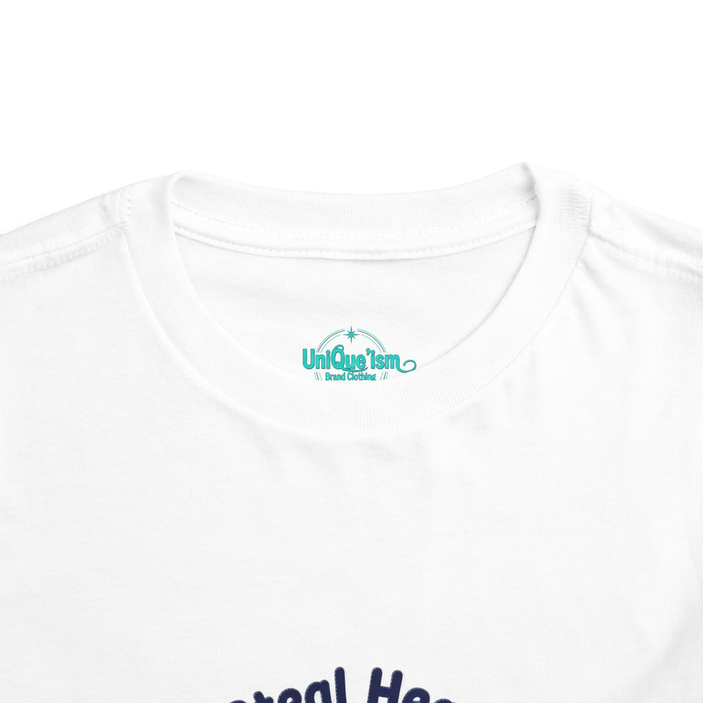 Autism Toddler Tee — "I Steal Hearts" Raccoon Design (Back: Powered by Love Inspired by Gigi)