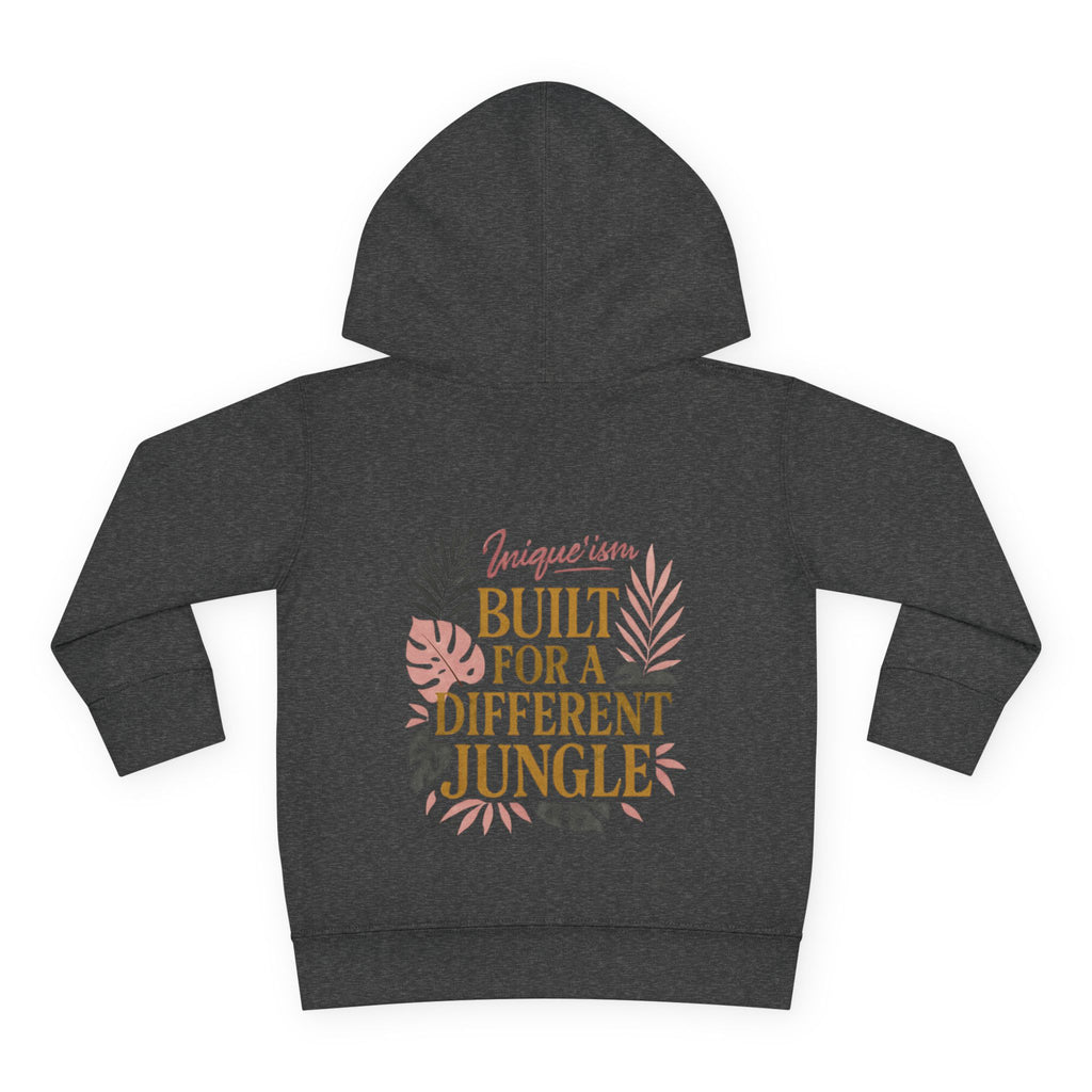 Toddler Hoodie — 'Brave & Fierce' Tiger Pullover (Built for a Different Jungle)