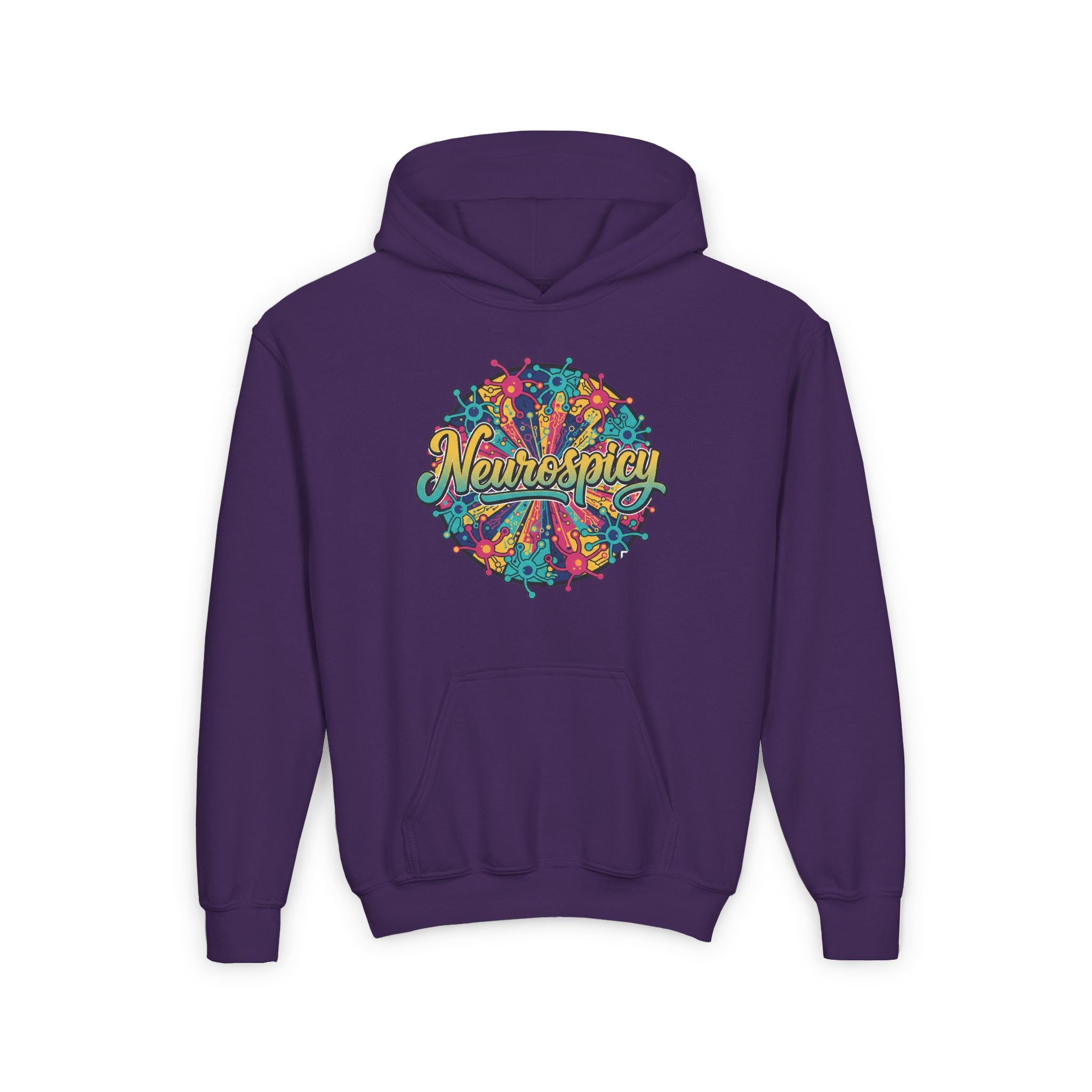 Youth Hoodie — Neurospicy Design-Supporting Neurodiversity