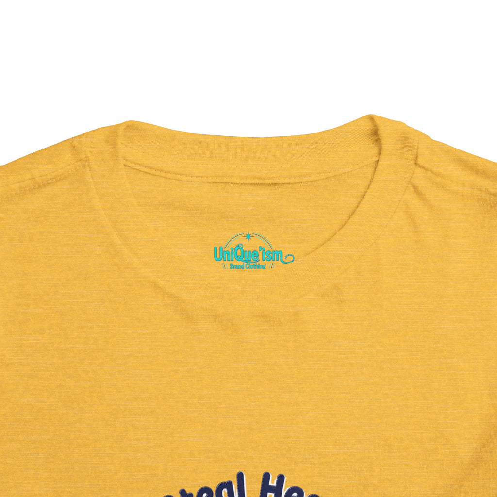 Autism Toddler Tee — "I Steal Hearts" Raccoon Design (Back: Powered by Love Inspired by Gigi)