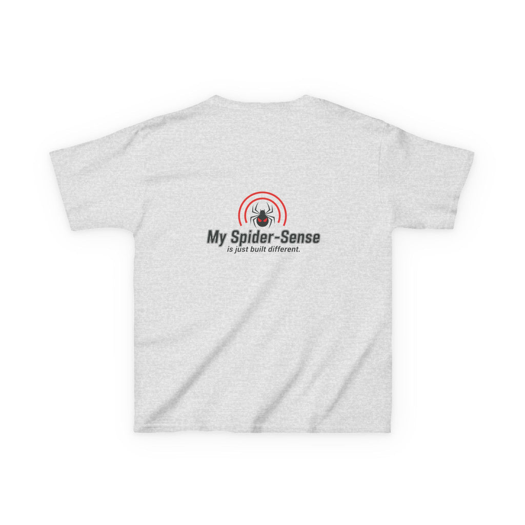 Kids Superhero Mask Tee — "My Spider-Sense Is Just Built Different"