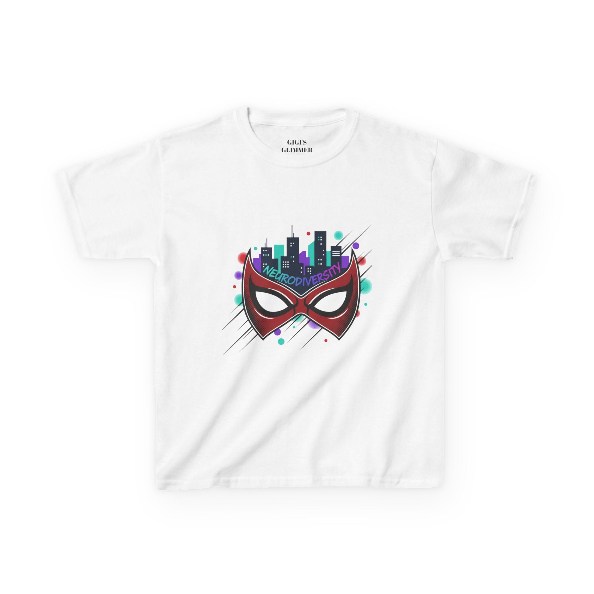 Kids Superhero Mask Tee — "My Spider-Sense Is Just Built Different"