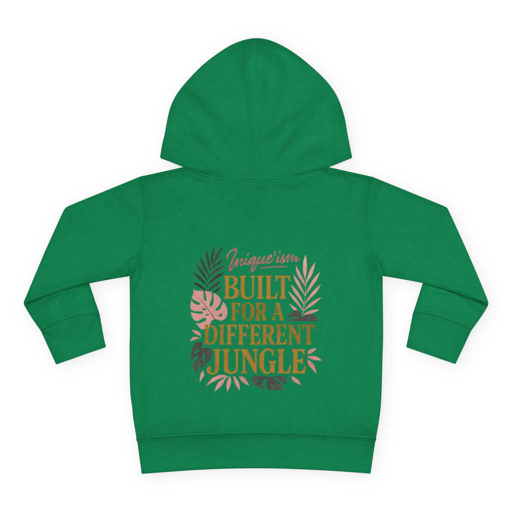 Toddler Hoodie — 'Brave & Fierce' Tiger Pullover (Built for a Different Jungle)