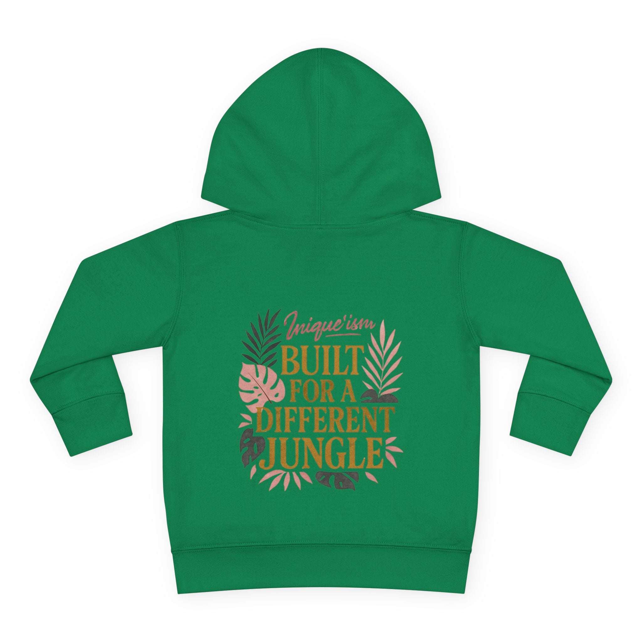 Toddler Hoodie — 'Brave & Fierce' Tiger Pullover (Built for a Different Jungle)