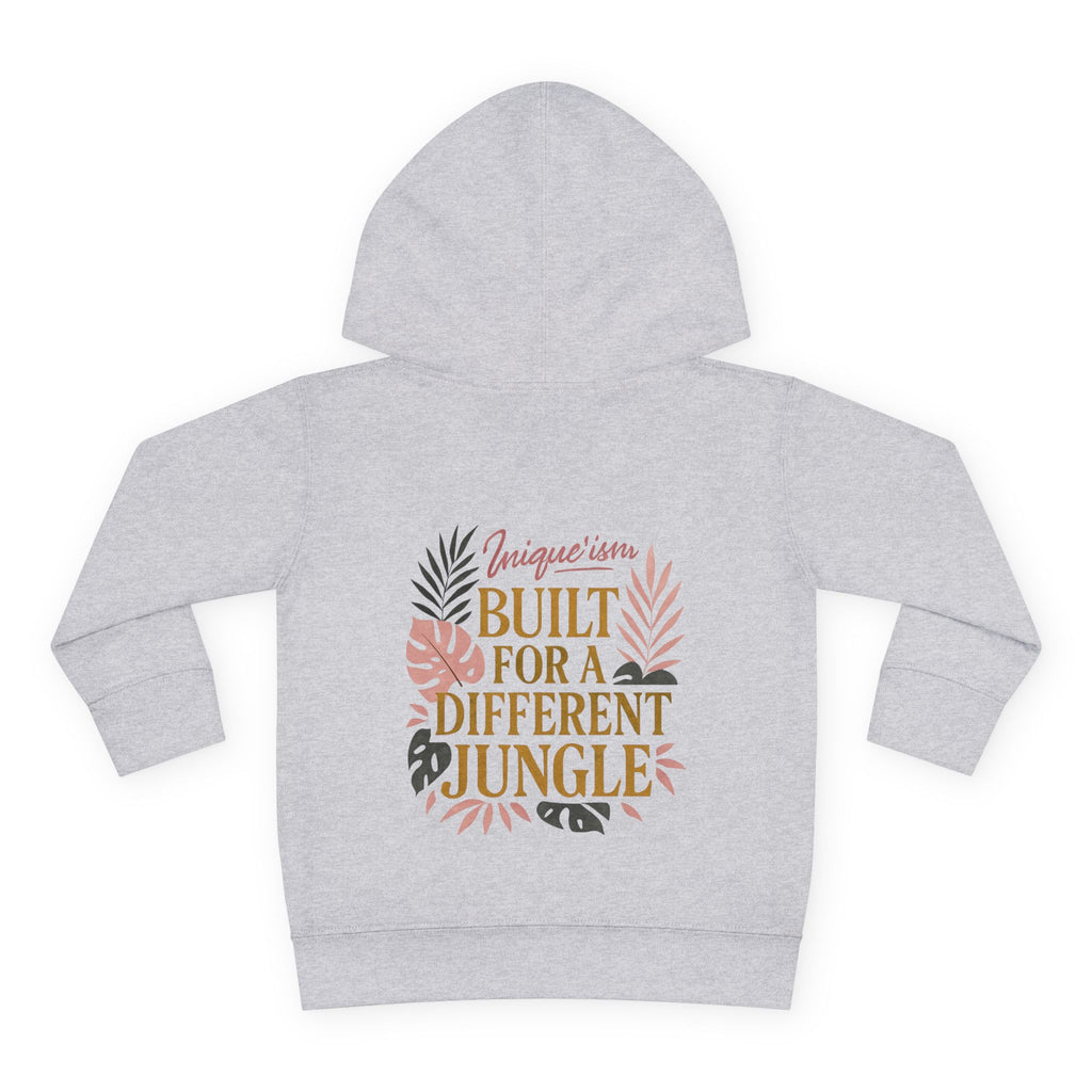 Toddler Hoodie — 'Brave & Fierce' Tiger Pullover (Built for a Different Jungle)