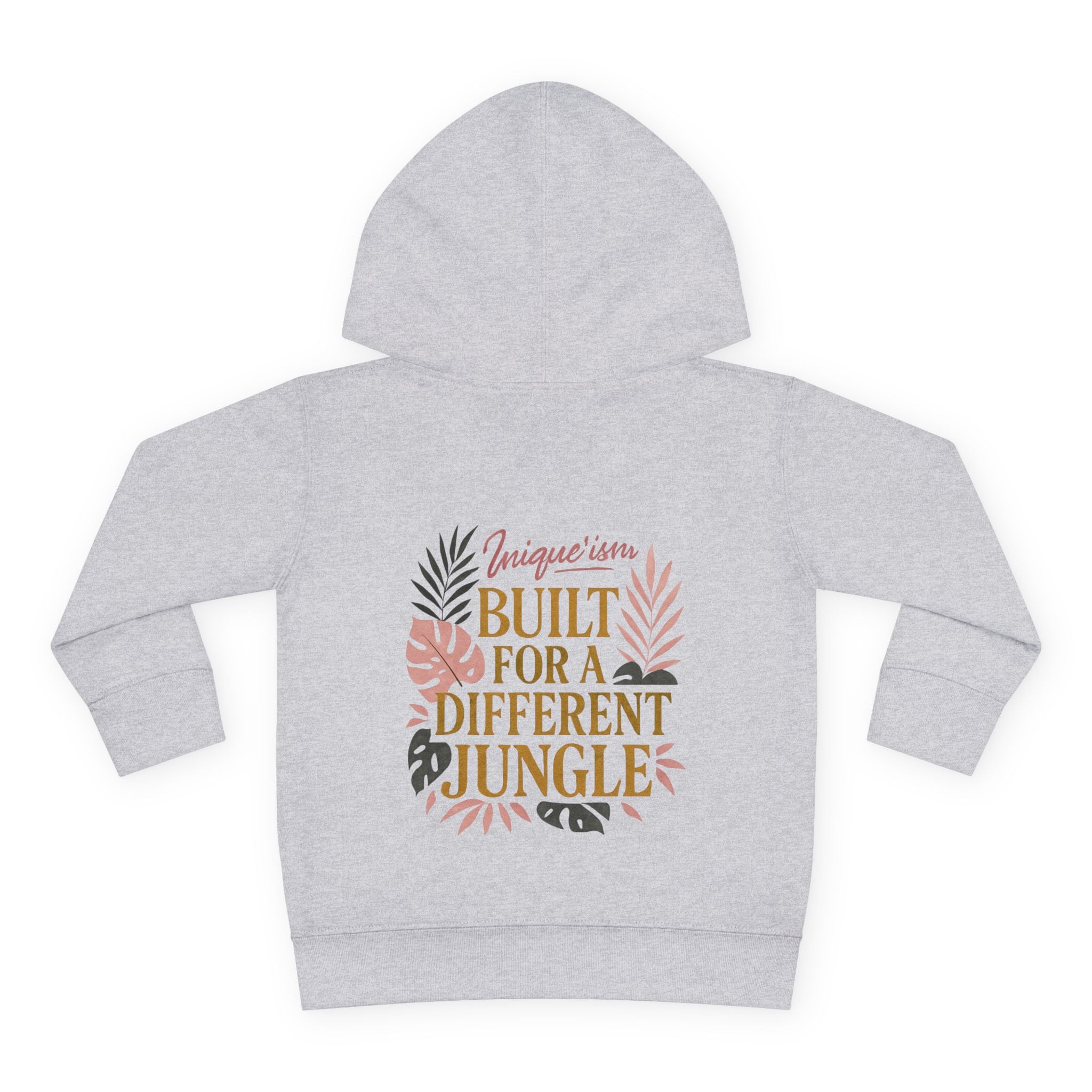 Toddler Hoodie — 'Brave & Fierce' Tiger Pullover (Built for a Different Jungle)